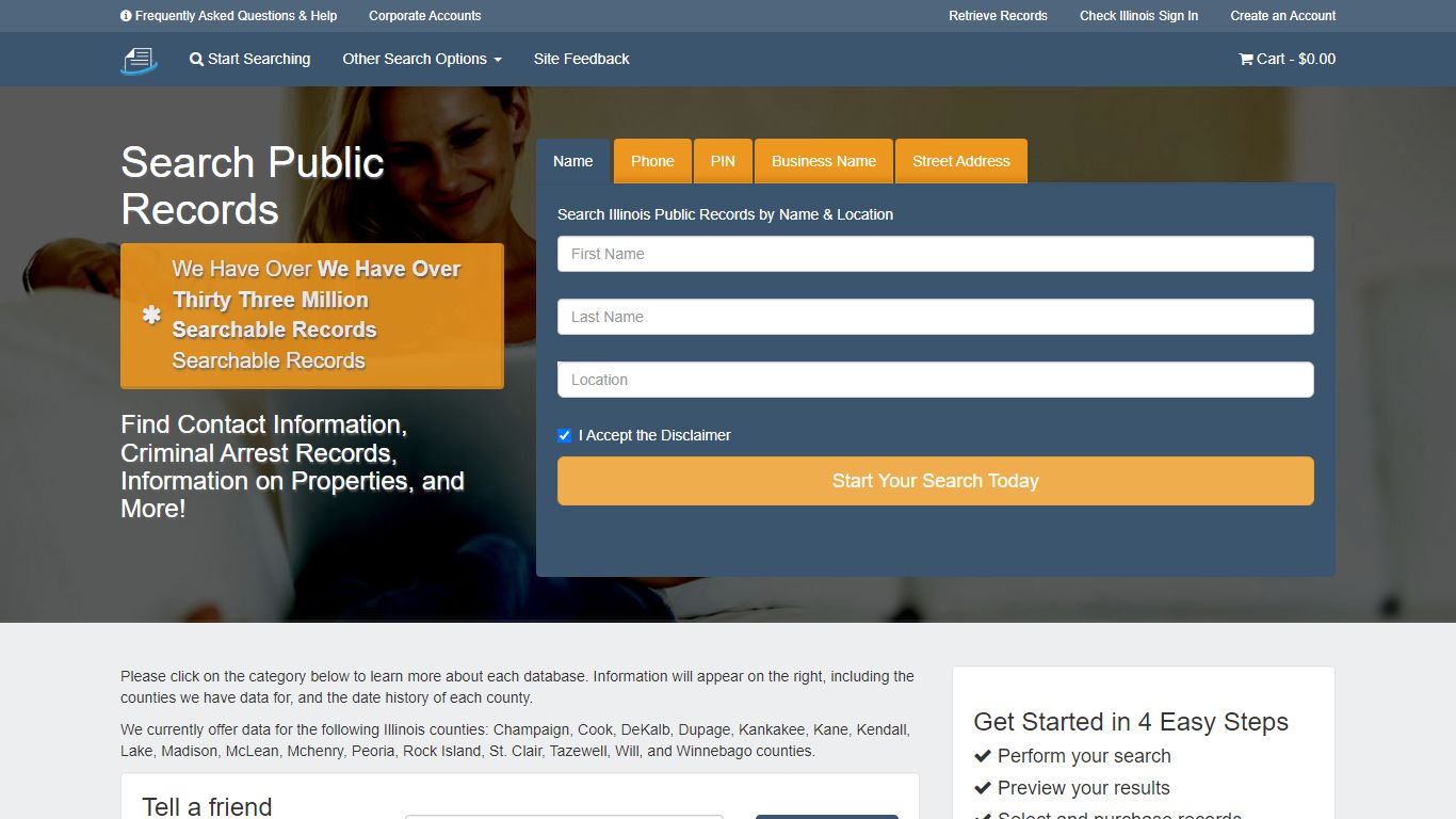 Check Illinois - The Largest Illinois Public Records Database